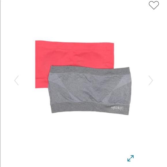 Paris Blues Other - PARIS BLUES NWT SOFT SEAMLESS BANDEAU PACK/2 MED